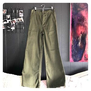 NWOT ZARA WOMAN HIGH WAIST WIDE LEG TROUSER
